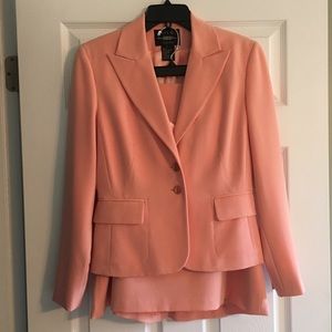 Peach Skirt Suit